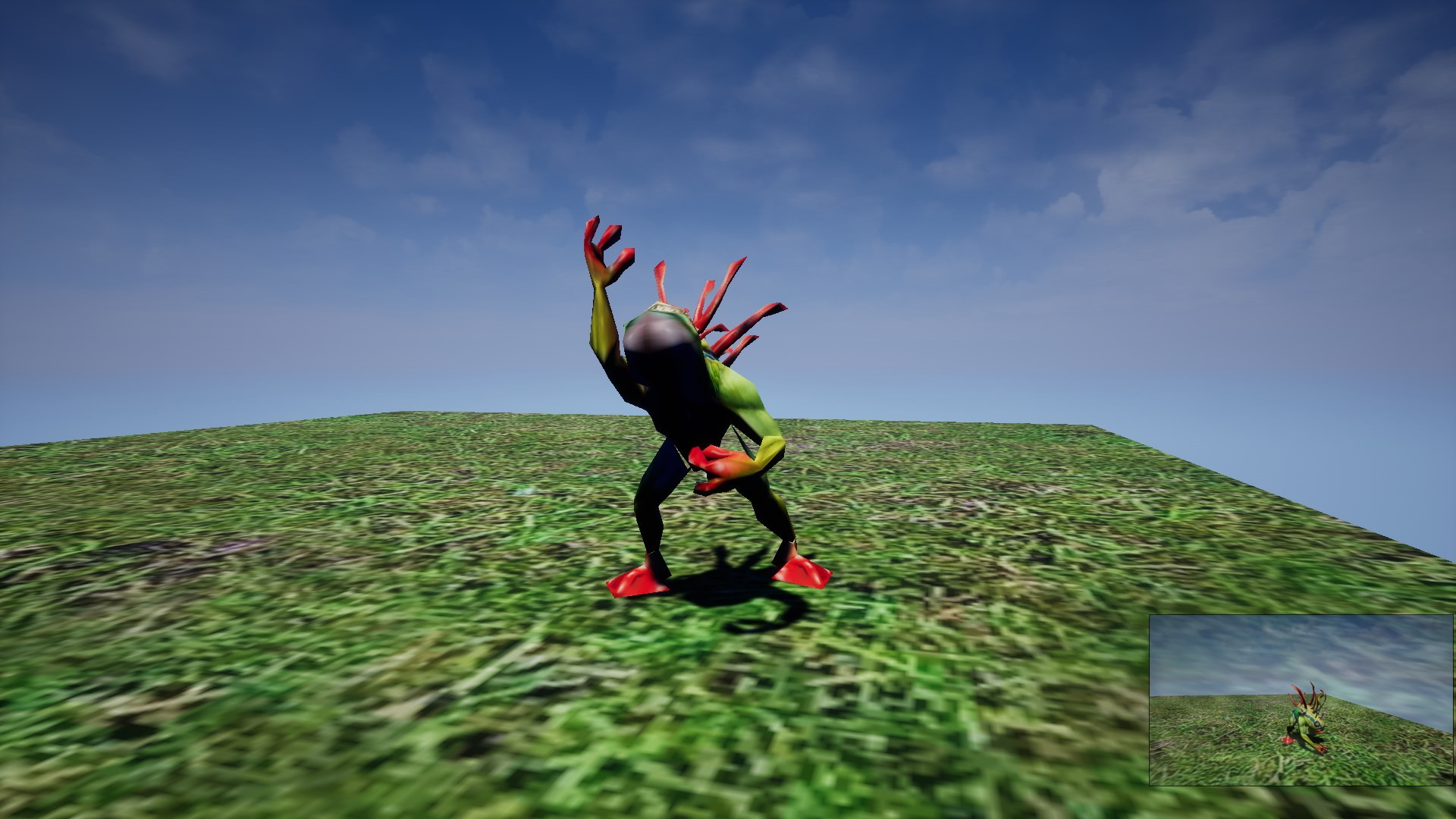 Zrzut ekranu z gry tworzonej w Unreal Engine